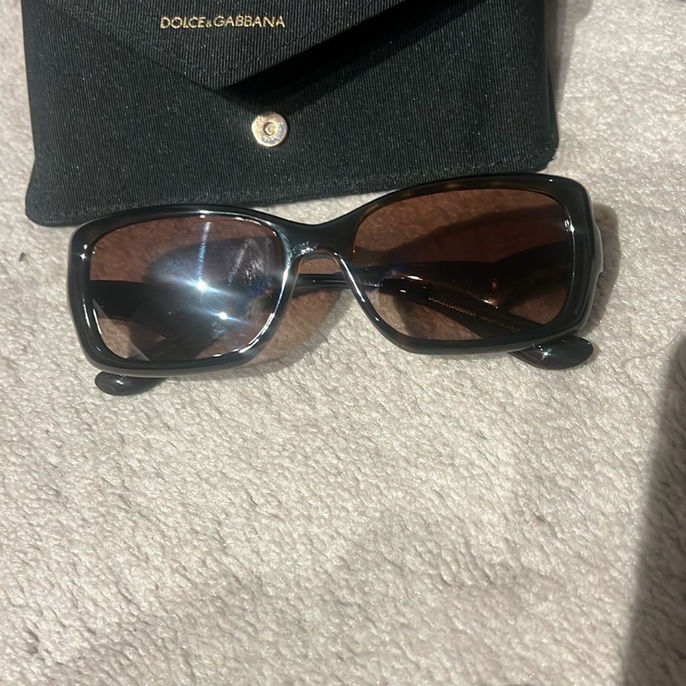 Dolce & Gabbana Glossy tortoise Havana Brown color Sunglasses